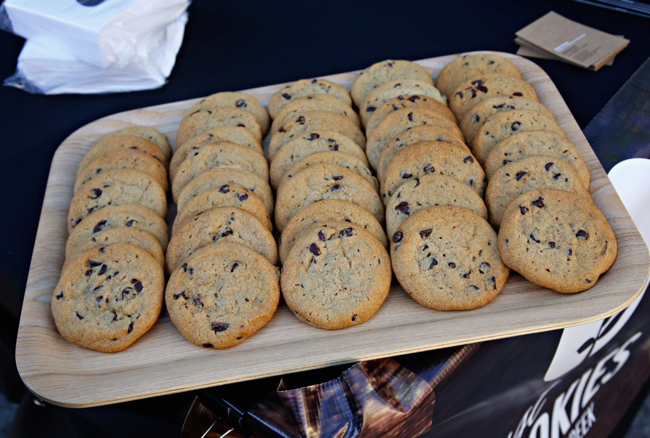 NEW YORK, NY - OCTOBER 19: A view of Hampton Creek Just Cookies at Oktoberfest sponsored by The Village Voice presented by Jagermeister hosted by Andrew Zimmern during the Food Network New York City Wine & Food Festival Presented By FOOD & WINE at Studio Square on October 19, 2014 in New York City.