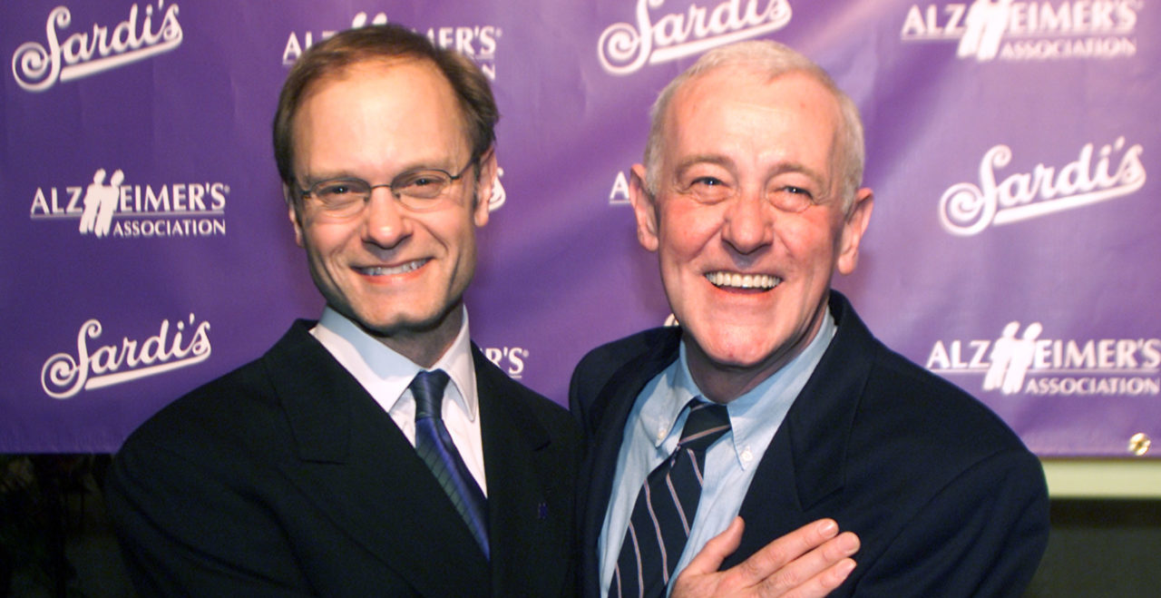 David Hyde Pierce and John Mahoney at the 10th Annual "A Night at Sardi's" benefiting the Alzheimer's Association at the Beverly Hilton Hotel in Beverly Hills, Ca. Wednesday, March 6, 2002.