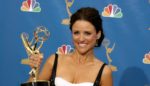 LOS ANGELES - AUGUST 27: Actress Julia Louis-Dreyfus winner of Outstanding Lead Actress in a Comedy Series poses in the press room at the 58th Annual Primetime Emmy Awards at the Shrine Auditorium on August 27, 2006 in Los Angeles, California.
