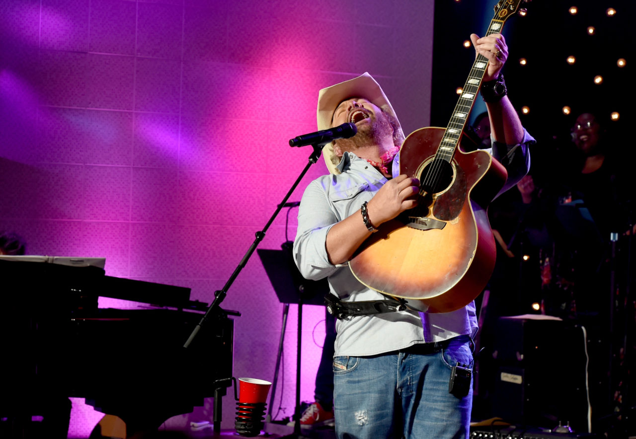 NASHVILLE, TN - AUGUST 24: Toby Keith performs onstage during Skyville Live Presents a Tribute to Jerry Lee Lewis on August 24, 2017 in Nashville, Tennessee.