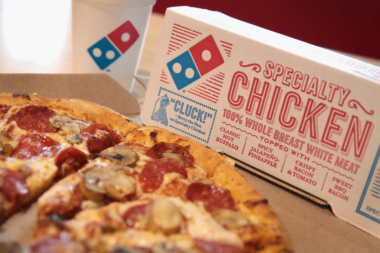 Domino's Pizza Hotspots Delivery (Photo Illustration by Scott Olson/Getty Images)