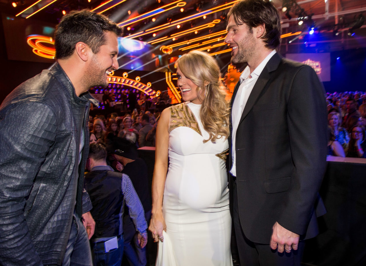 Carrie Underwood Pregnant twins, Mike Fisher and Carrie Underwood (Photo by Christopher Polk/Getty Images for dcp)