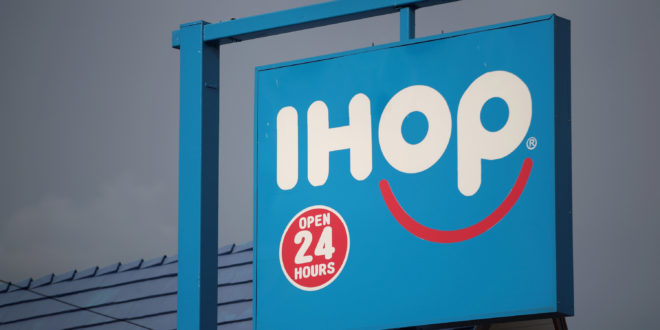 IHOP, IHOB, International House of Burgers, International House of Pancakes, Pancakes, Food IHOP name change (Photo by Scott Olson/Getty Images)