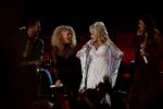 LOS ANGELES, CA - FEBRUARY 10: (L-R) Jimi Westbrook, Kimberly Schlapman and Dolly Parton perform onstage during the 61st Annual GRAMMY Awards at Staples Center on February 10, 2019 in Los Angeles, California. (Photo by Emma McIntyre/Getty Images for The Recording Academy)