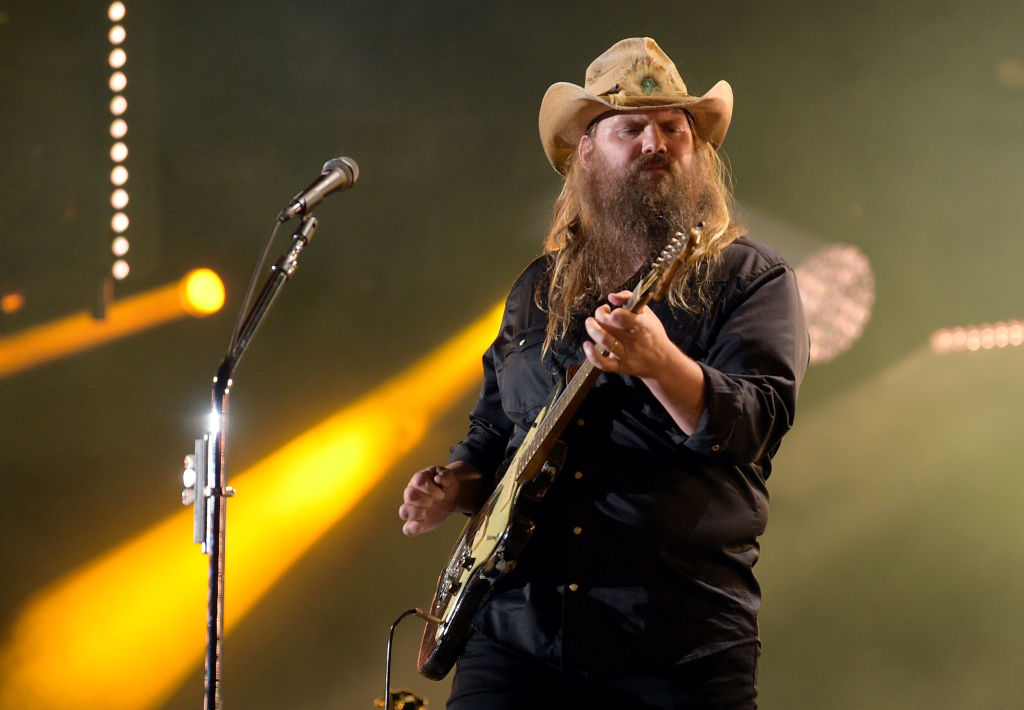 NASHVILLE, TN - JUNE 09: (EDITORIAL USE ONLY) Chris Stapleton performs onstage during the 2018 CMA Music festival at Nissan Stadium on June 9, 2018 in Nashville, Tennessee. (Photo by Jason Kempin/Getty Images)