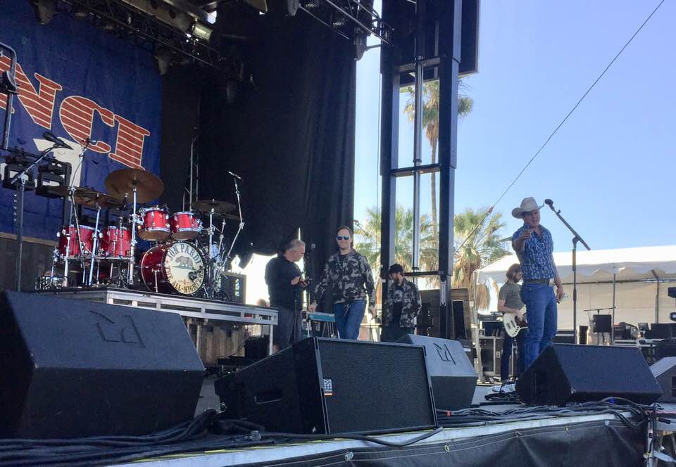 Jon Pardi doing soundcheck before Country in the Park 5/11/19 (photo by: KNCI)...