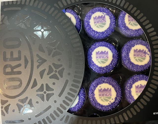 The Sacramento Kings Now Have Their Own Oreo Cookie (photo by Tom, cookies provided by Pat)...