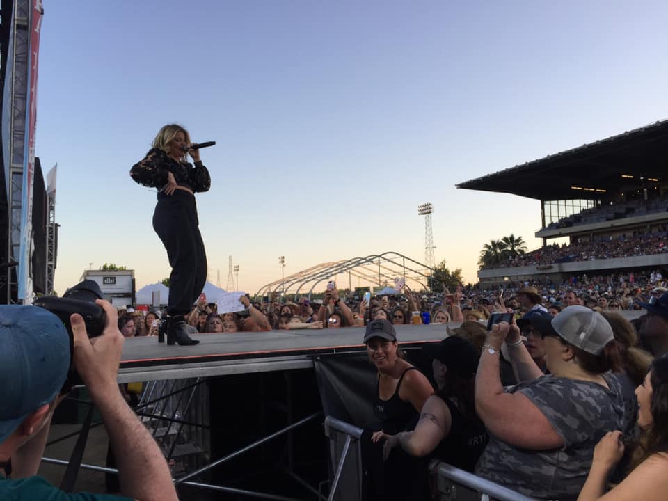Going to a concert, sometimes you see more than just the artist (Photo: KNCI radio)...