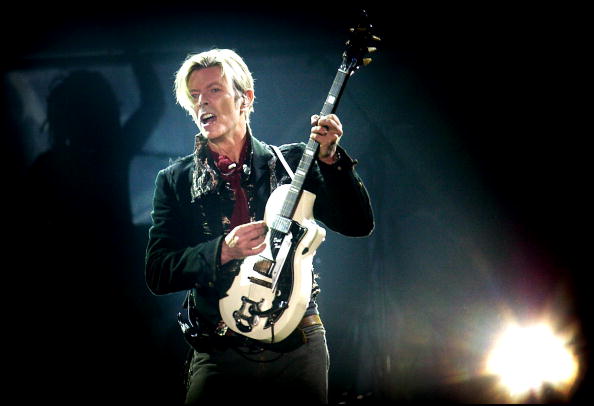 Rock legend David Bowie performs on stage at the Forum in Copenhagen late 07 October 2003. == DENMA...