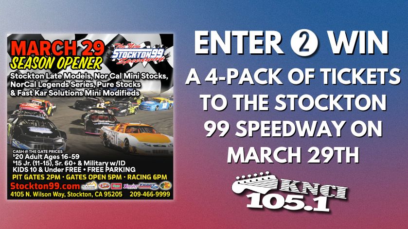 Enter to Win a 4-Pack of Tickets to the Stockton 99 Speedway!