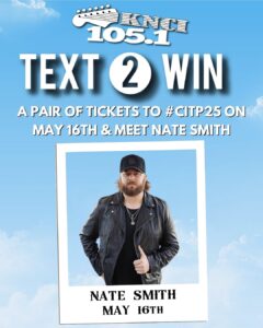 Win a pair of tickets to Country in the Park 2025 on May 16th PLUS, a backstage hang with Nate Smith!