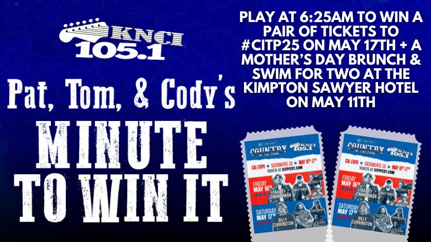 Win Tickets to #CITP25 by Playing Minute to Win it with Pat, Tom, and Cody!