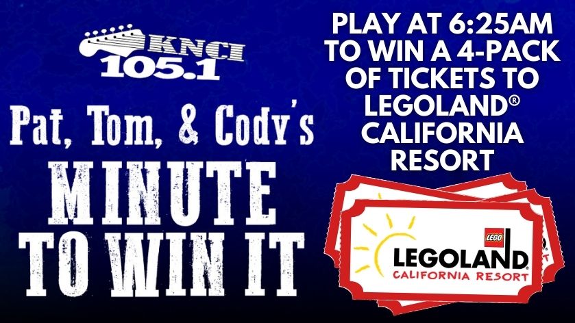 Win Tickets to the LEGOLAND® California Resort by Playing Minute to Win it with Pat, Tom, and Cody!