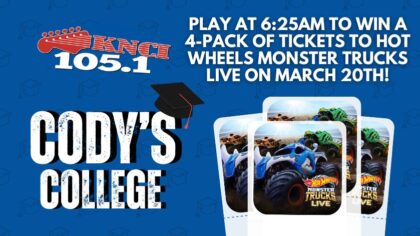 Win Tickets To Hot Wheels Monster Trucks Live By Playing Cody's College!...