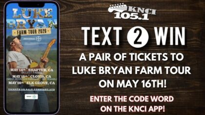 Win Tickets To Luke Bryan's Farm Tour Through The KNCI App!...